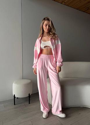 Жіночий велюровий спортивний костюм велюр