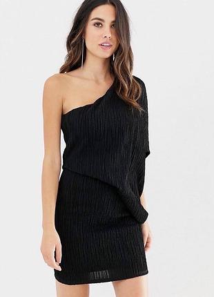 Черное мини платье asos 34 xs / чорна міні сукня