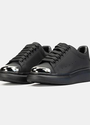👟 кросівки  alexander mcqueen black metal       / наложка bs👟