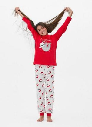 Махровая пижама для девочки