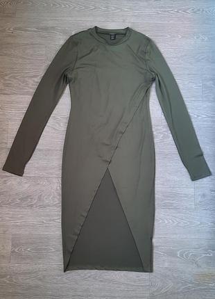 Платье туника женское с вырезом от shein