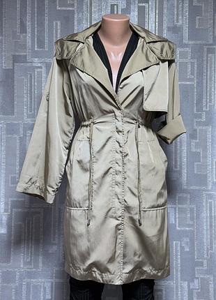 Тренч плащ женский xs размера zara парка легкий блестящий демисезон