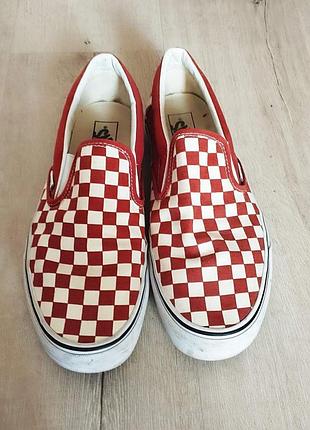 Оригінальні чоловічі кеди з шаховим принтом