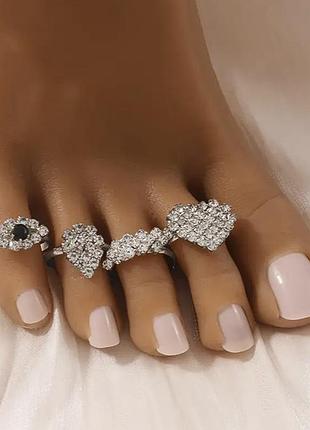 Набір кілець для пальців ніг, кільця для ноги