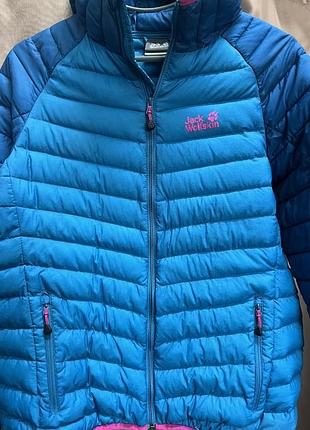 Пуховик натуральний жіночий jack wolfskin