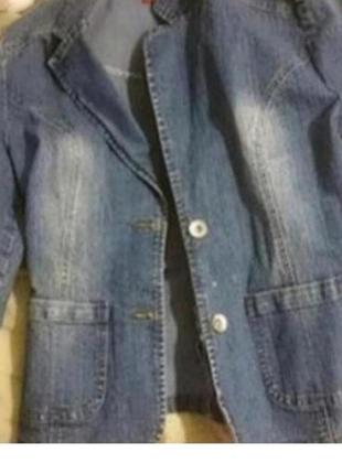 Жакет увртка джинс ввнтаж..р.s