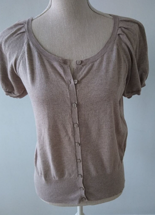 Кофта х коротким рукавом кольору кава з молоком