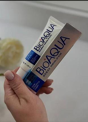 Концентрированный антибактериальный крем против акне и воспалений bioaqua pure skin acne remowing cream