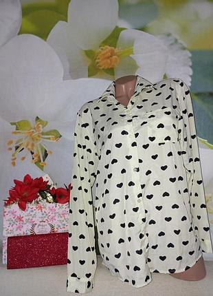 Незвичайна лимонна сорочка в серці р.l