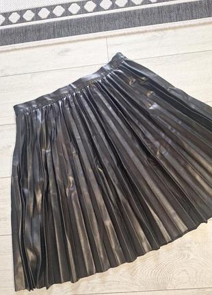 Юбка экокожа