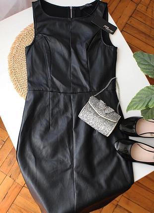 Гарна сукня сарафан під шкіру jane norman xs