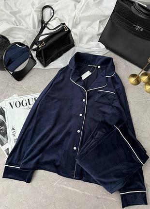 Женская пижама домашний костюм велюр велюровый