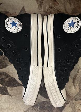 Кеди замшеві converse chunk 70 high black, стан ідеальний, оригінал