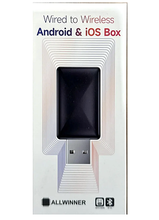 Беспроводной usb-адаптер allwinner для apple carplay и android auto