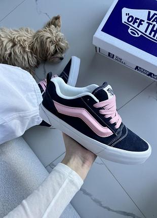 Vans knu skool blue pink