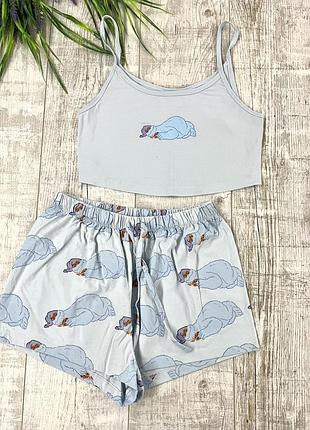 Піжама жіноча майка шорти primark