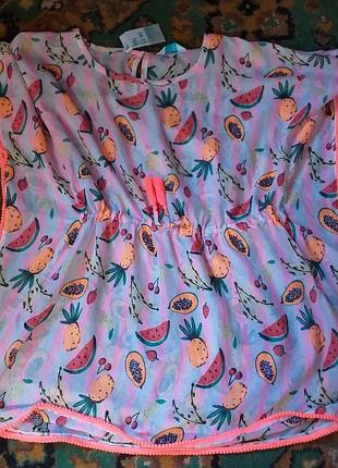 Туника пляжная парео 14-15р купальник