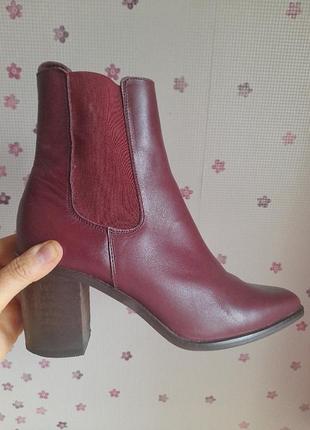 Ботинки челси брендpsul. нат шквра.р.35/36.