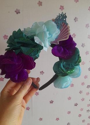 Обруч обідрк квіти