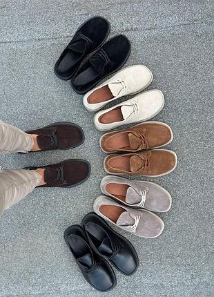 Натуральна шкіра замша всі розміри туфлі