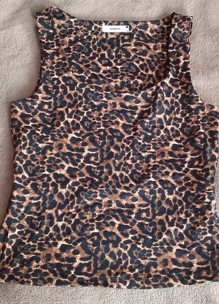 Майка (топ) женская леопардовая