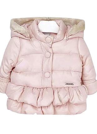 Нова з бірками осіння куртка для дівчинки mayoral (2472, на велюрі) на 24 міс