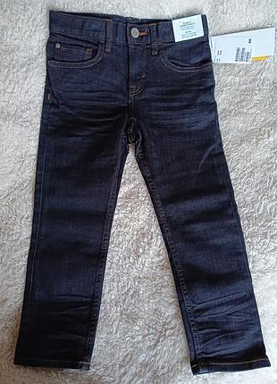 Джинси від h&amp;m темно-синього кольору для дітей вік 3-4 роки