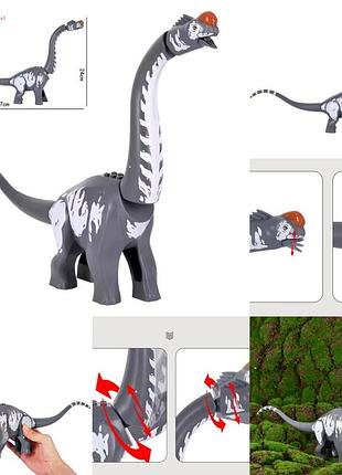 Конструктор титанозавр (для lego/лего легосовместим) брахиозавр мир юрского периода: возрождение