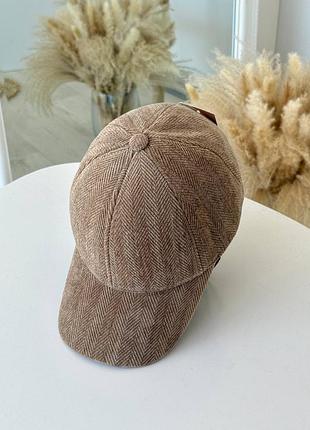 Женская теплая бейсболка в цветах, кепка