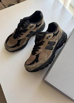 Кроссовки new balance 990v3 jjjound olive black