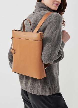 Оригінальний наплічник рюкзак radley london premium bag у кольорі кемел