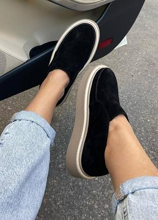 Накладной платеж ❤ натуральные кожаные замшевые высокие лоферы на толстой подошве утепленные байкой