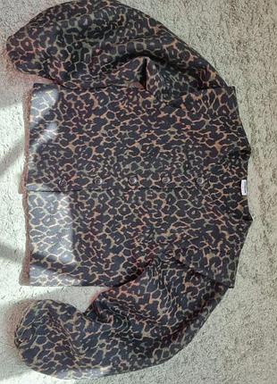 Стильное леопардовое пальто noisy may