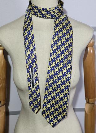 M.c.escher ~pegasus производство голландия шелковый винтажный галстук с оригинальным принтом