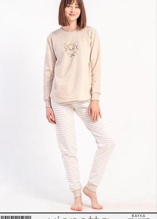 Теплі байкові піжами
