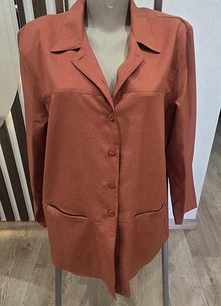 Пиджак-рубашка на пуговицах