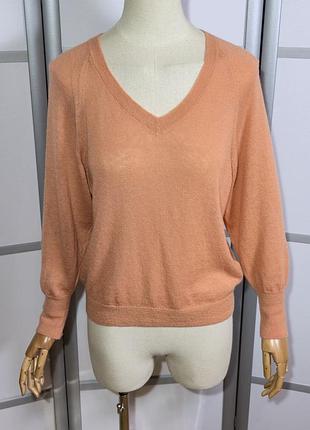 Des petits hauts премиальный французский бренд свитер лососевого цвета
40% беби альпака, 10% шерсть мериноса,