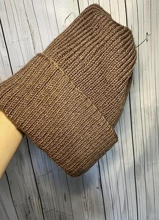 Шапка з отвором ❄️жіноча