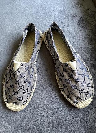 Мужские эспадрильи gucci
