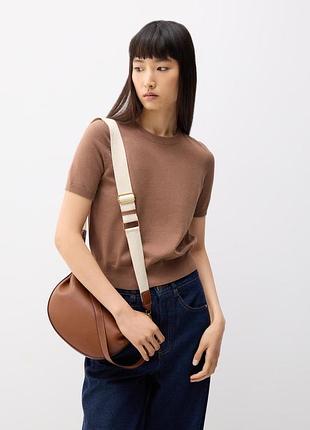 Трикотажний топ з короткими рукавами