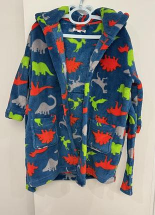 Халат з динозаврами на 2-3 роки
