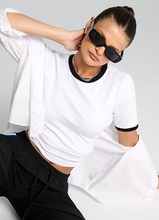 Хлопковая футболка плотная