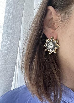 Вінтажні сережки сонечка від jj
