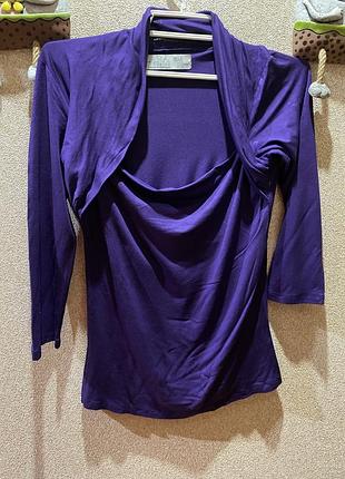 Фіолетова кофта з болеро