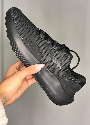 Кросівки чоловічі surge 4 running under armour triple black 42р