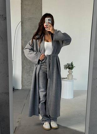 Трендовий довгий кардиган ангора