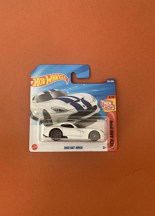Машинка хот вілс додж  вайпер 2013 srt viper hot wheels 2025