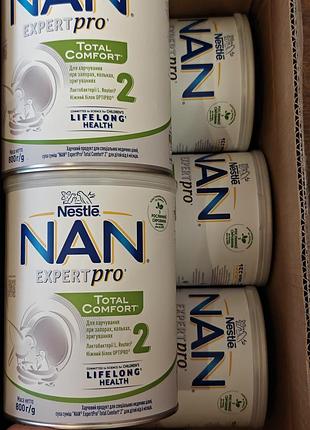 Nan expertpro total comfort 2 (800g.)(6-12мес) expertpro (нан тройной комфорт)