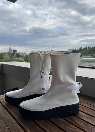 Кроссовки-рейнбуты женские резиновые nike air force 1 af1 sage hi