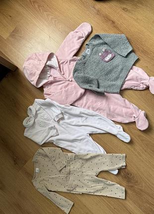 Пакет брендових речей на дівчинку 4-6 , 6-9 місяців